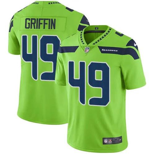 Men Seattle Seahawks #49 Shaquem Griffin Nike Green Vapor Limited NFL Jersey